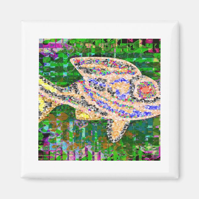 Aimant Poisson doré rare - Imaginations Imaginaires (Devant)