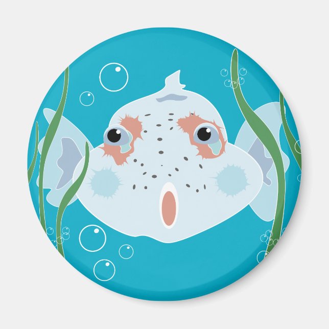 Aimant Poisson Drôle (Devant)