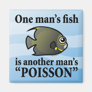 Aimant Poisson d'un homme, Poisson d'un autre homme