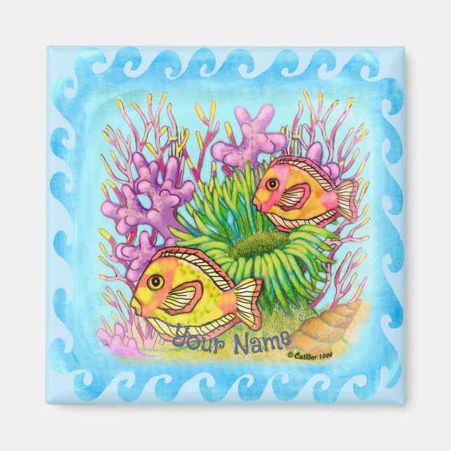 Aimant Poisson en plongée  (Devant)
