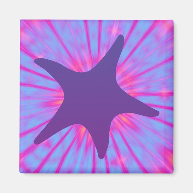 Aimant Poisson pourpre (Devant)