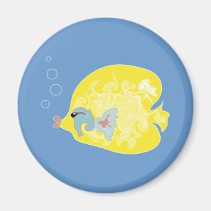 Aimant Poisson Tropical Fantaisiste Art Océanique