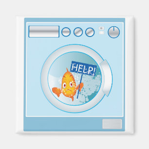 Aimant poissons dans l'aimant de machine à laver
