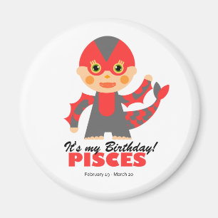 Aimant Poissons Zodiac pour enfants
