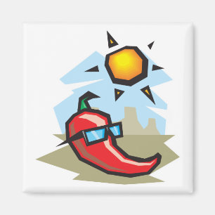 Aimant poivron chilli relax