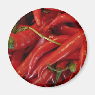 Aimant Poivrons rouges chauds
