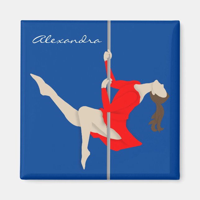 Aimant Pole Fitness (Devant)
