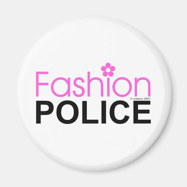 Aimant Police de mode (Devant)