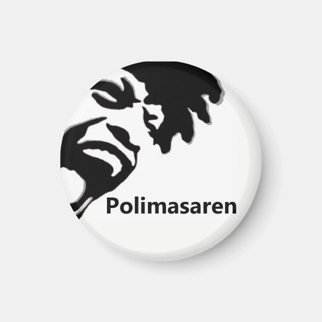 Aimant Polimasaren kylskåpsmagnet rund (Devant)