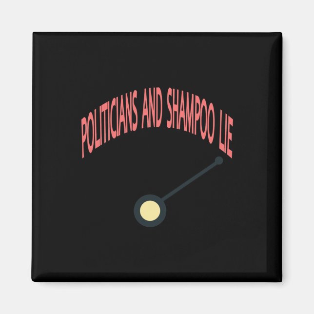 Aimant Politiciens Et Shampooing Mensongent (Devant)