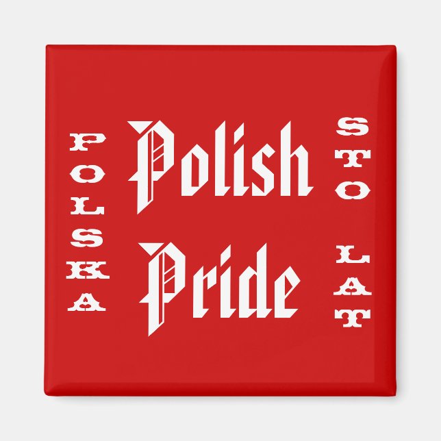 Aimant Polska Polska Sto Lat (Devant)