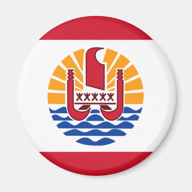 Aimant polynésie française (Devant)