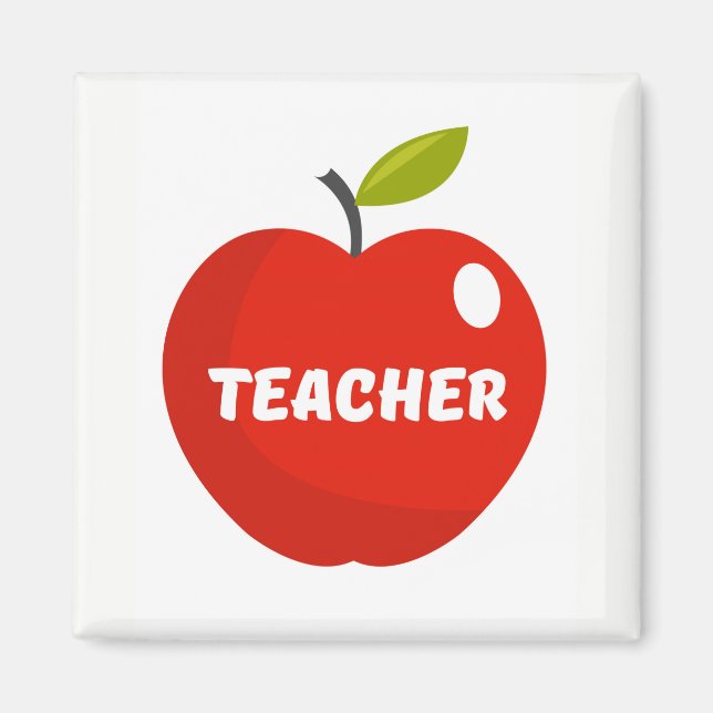 Aimant Pomme des enseignants (Devant)