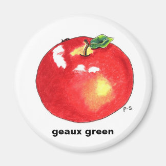 Aimant Pomme, vert geaux