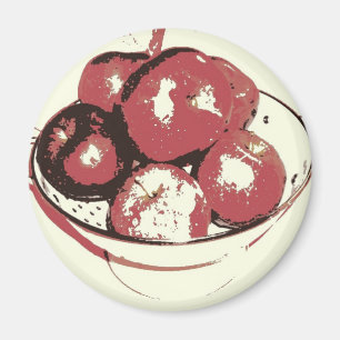 Aimant Pommes d'art pop