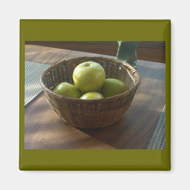 Aimant Pommes vertes (Devant)