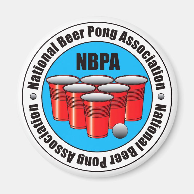 Aimant Pong de bière (Devant)