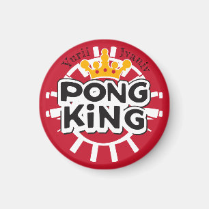 Aimant Pong King Red