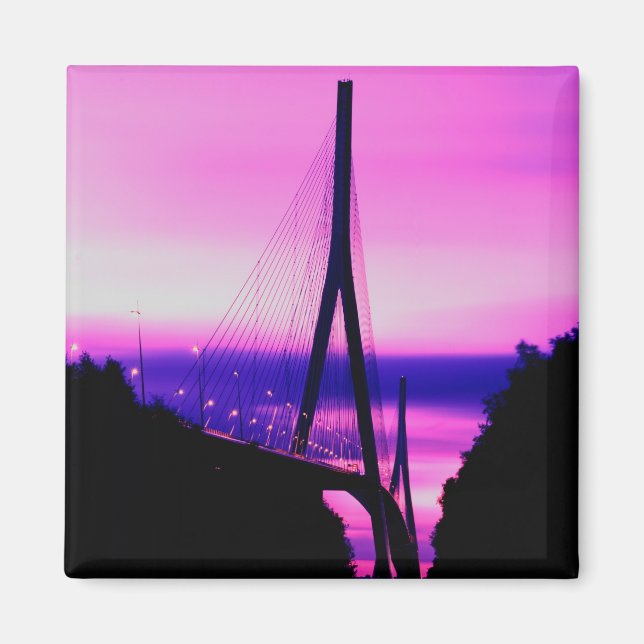 Aimant Pont de Normandie, Le Havre, France 2 (Devant)