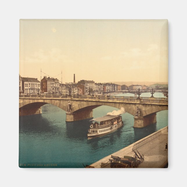 Aimant Pont des Arches, Liège, Belgique (Devant)