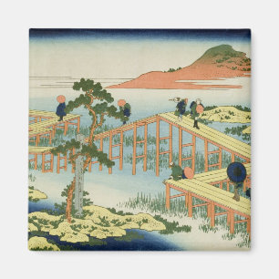 Aimant Pont en huit parties, province de Mucawa, Japon, c