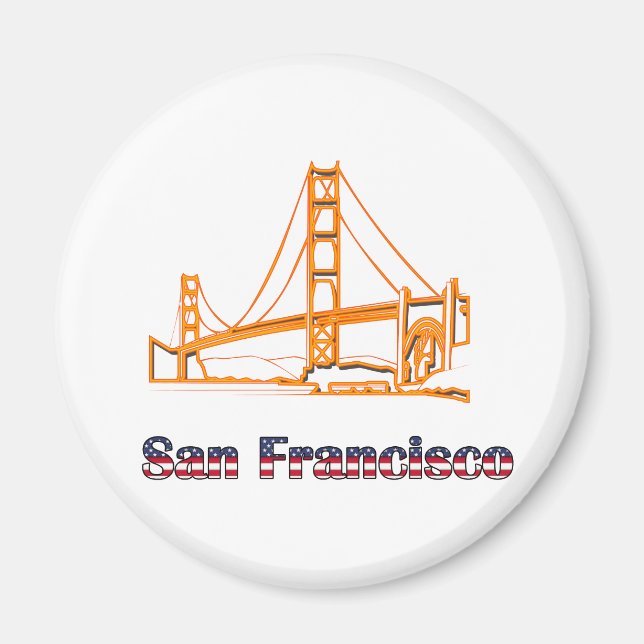 Aimant Pont Golden Gate (Devant)