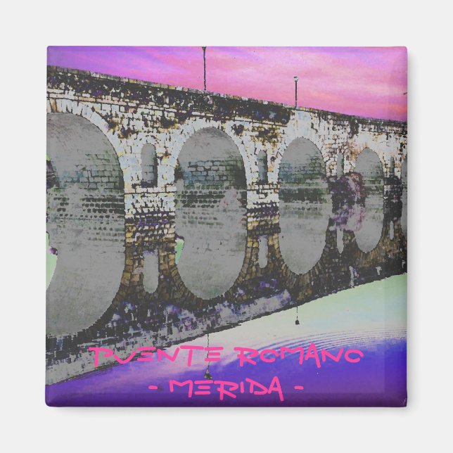 Aimant Pont romain - MÉRIDA - (Devant)