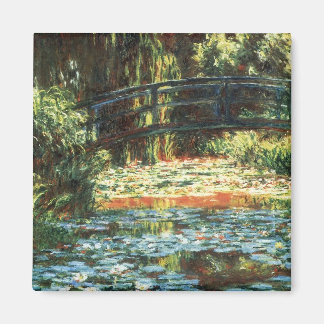 Aimant Pont sur l'étang Nénuphar par Claude Monet (Devant)