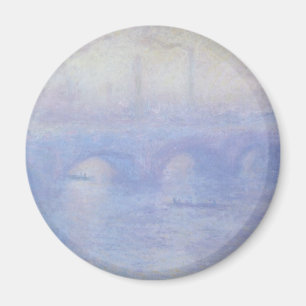 Aimant Pont Waterloo, effet Mist par Claude Monet