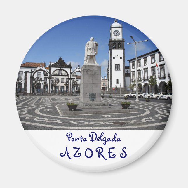 Aimant Ponta Delgada, Açores (Devant)
