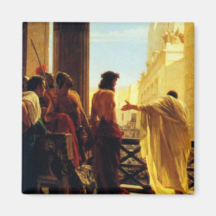 Aimant Pontius Pilate présent Jésus châtié à Jeru