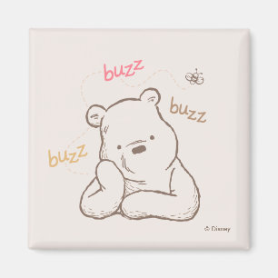 Aimant Pooh classique   Buzz Buzz