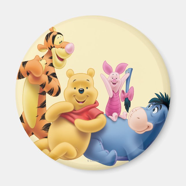 Aimant Pooh et amis 10 (Devant)