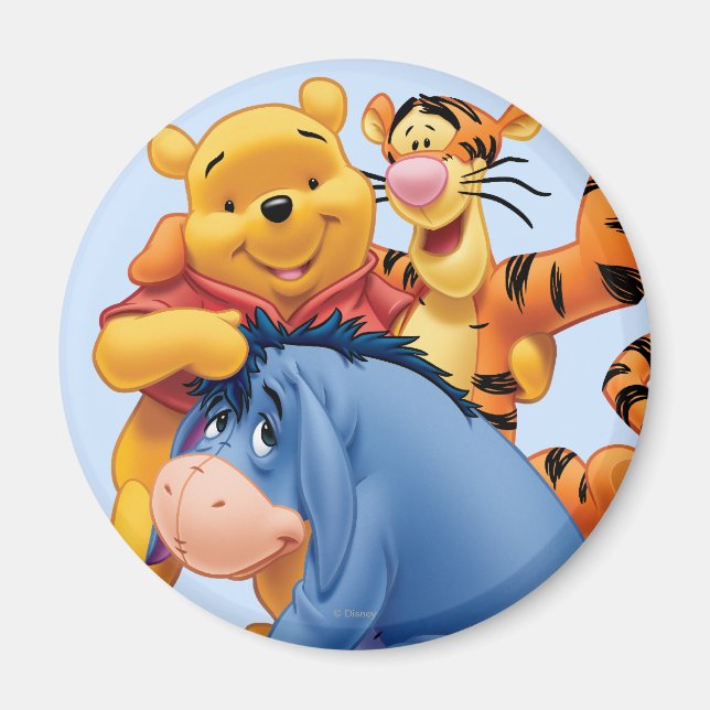 Aimant Pooh et amis 3 (Devant)
