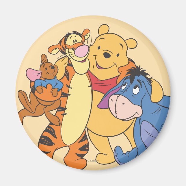 Aimant Pooh & Friends 7 (Devant)