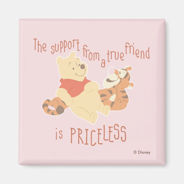 Aimant Pooh & Tigger | Devis de support (Devant)