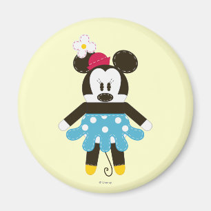 Aimant Pook-a-Looz Minnie Robe bleue