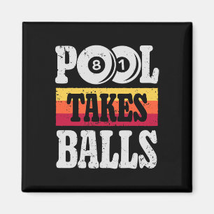 Aimant Pool Prend Drôle Billard Joueur 8 Ball Cadeaux Vin