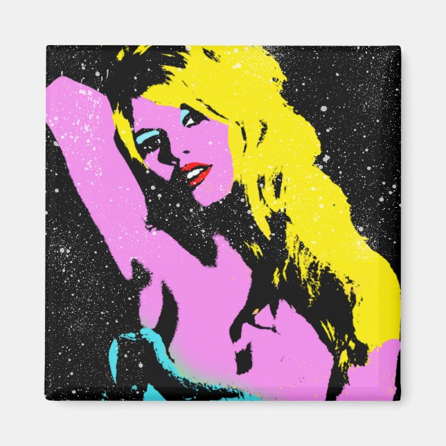 aimant "pop art" (Devant)