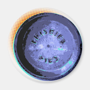 Aimant Pop-Art À Tarte Frisbee Originale