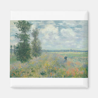 Aimant Poppy Fields near Argenteuil by Claude Monet