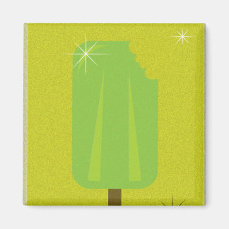 Aimant Popsicle vert rétro