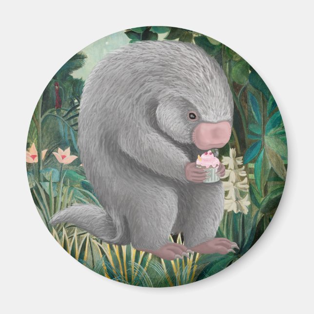 Aimant Porcupine bouffée (Devant)