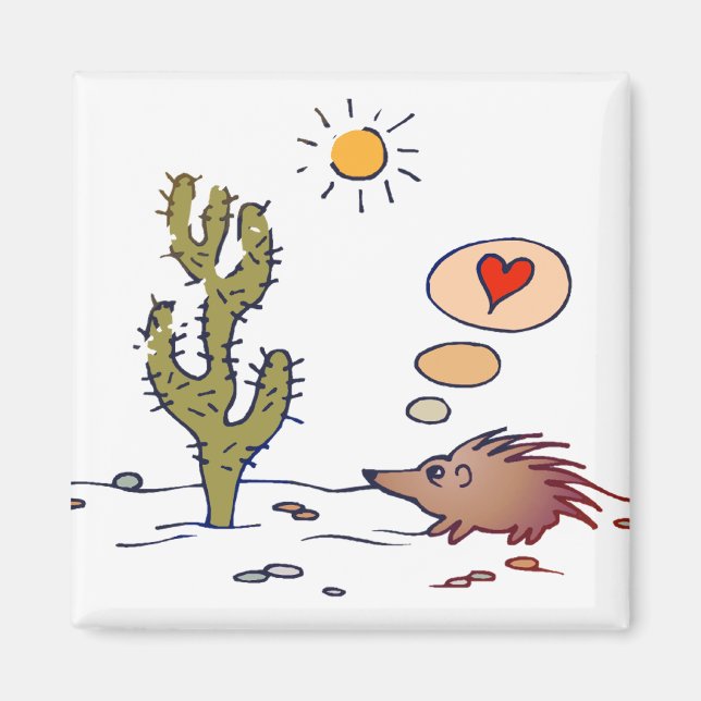 Aimant Porcupine Love (Devant)