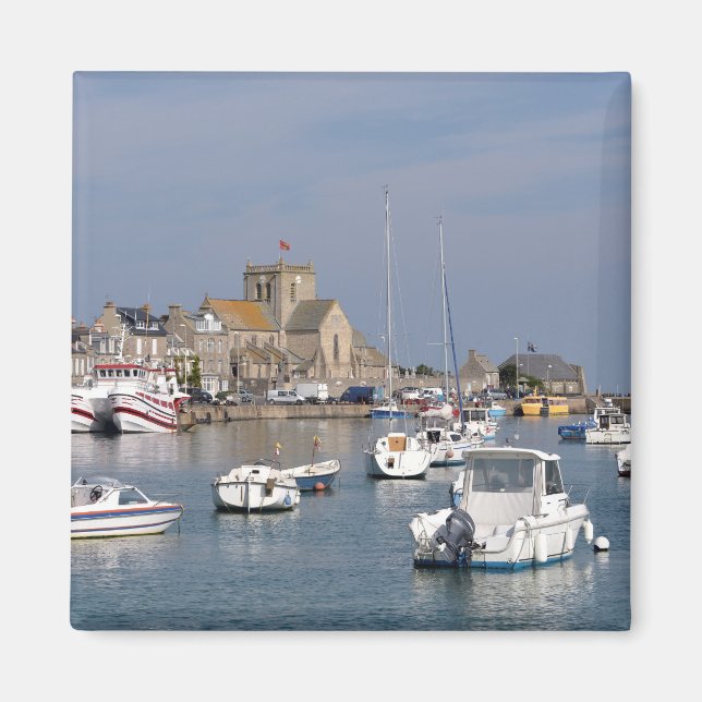 Aimant Port de Barfleur en France (Devant)