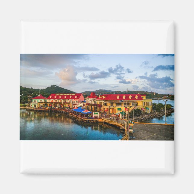 Aimant Port de Roatan Honduras (Devant)