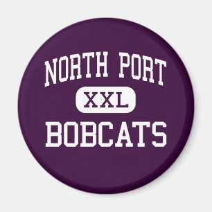 Aimant Port du nord - chats sauvages - haut - port du