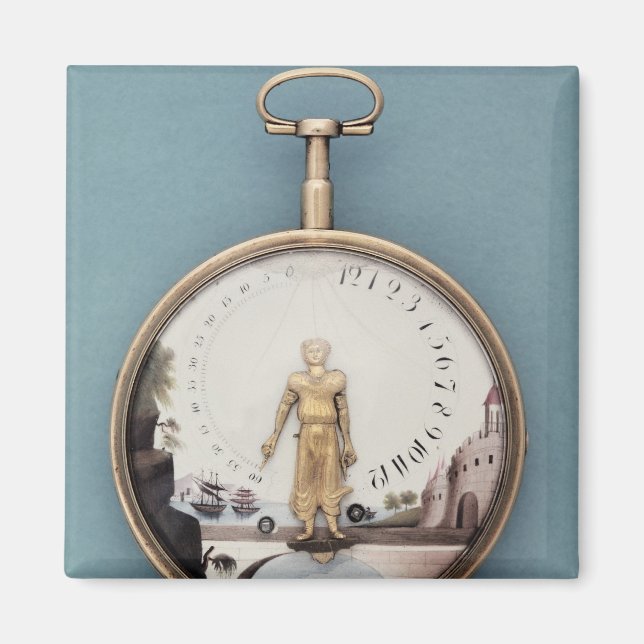 Aimant Porte-bras-en-l'air en or (Devant)