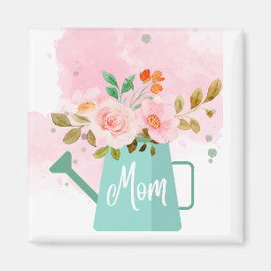 Aimant Porte - clé de la Fête des mères avec canettes et 