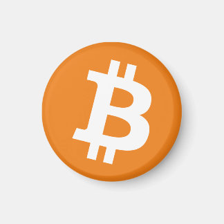 Aimant Porte-clés acrylique Bitcoin